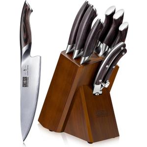 HOSHANHO Knife Block Holder with 8 Holes