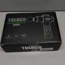 TOLOCO Massage Gun, Deep Tissue Back Massage for Athletes for Pain Relief, Percussion Massager with 10 Massages Heads & Silent Brushless Motor, Christmas Gifts for Women, Men, Grey