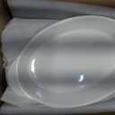 Foraineam 4 Pack 15 oz White Porcelain Oval Baking Dishes, 8.8 x 5.5 x 1.8 Inch Au Gratin Pans Small Table Serving Dish, Lasagna Pan Crème Brulee Bakeware Set with Double Handles, Dishwasher Oven Safe