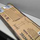 BONTEC Tilt & Height Adjustable Rolling TV Stand for 32-85 Inch LED, LCD, OLED, 4K TVs, Mobile TV Cart with Laptop Shelf, Locking Wheels, Holds Up to 132lbs, Max VESA 600x400mm, Easy Setup, White