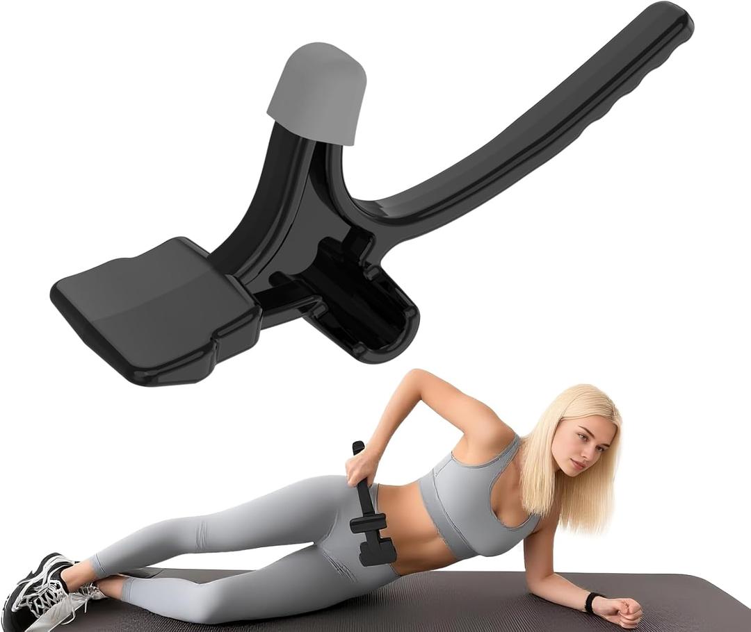 Psoas Release Tool-Hip Hook Psoas Muscle Release Tool Fully Adjustable for Iliacus, Waist Pain Sciatica, Back&Posture Relief, Hip Flexor Release Tool and Trigger Point Massage Tool [Patent Pending] (Black)