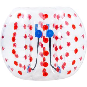1PC Inflatable Bumper Balls, 5Ft Human Hamster Ball, Zorb Ball for Adults or Children, Bubble Soccer for Sport Time(One Red)