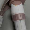 Conair Double Ceramic 1 ½-Inch Curling Iron, 1 ½-Inch Barrel Creates Soft Waves & Curls, Hair Curler for Use on Medium & Long Hair, White/Rose Gold,  1.5 Inch