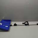 Ergonomic Snow Shovel for Driveway and Car, 51 Inch Long Heavy Duty Snow Shovels for Snow Removal with Assist Handle, Large Capacity Lightweight Winter Tool for Garage, Camping