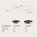 All-Clad HA1® Nonstick Fry Pan Set with lids, 2-Piece Set