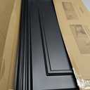 Art3d PVC Ceiling Tiles, 3D Plastic Sheet in Black, 2 x 4 ft, 12-Pack
