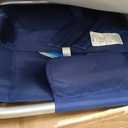 Tommy Bahama 5-Position Classic Lay Flat Folding Backpack Beach Chair, Polyester, Navy