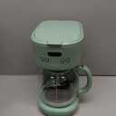 bella 12 Cup Programmable Coffee Marker, Reusable Dishwasher Safe Accessories, Easy LCD diaply, Auto Shutoff, 900 watt, Seaglass