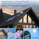 8 Inch Removable Roof Vents, Roof Vents for Houses, Carbon Steel Roof Exhaust Vent with Damper, Diameter Collar Removable Vent for Attic for Ventilation System