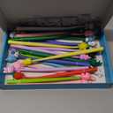 30 Squishy Pens for Kids, Cute Fun Stress Relief Bobblehead Pen, Party Favors, Birthday Gifts for Boys & Girls, Classroom Prizes