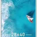White 28x40 Picture Frame Lightweight yet Durable Frame Wall Hanging