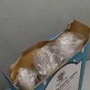 [100 PACK] 12 oz Clear Plastic Cups With Straw less Sip Lids, Disposable Plastic Cups With Sip Through Lids for Ice Coffee, Smoothie, Slurpee, or Any Cold Drinks