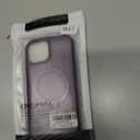 HuwaiH 360 Rotatable Magnetic Ring Stand for iPhone 15 Case, Compatible with MagSafe, Military-Grade Shockproof, Anti-Scratch Matte Translucent Phone Case for iPhone 15(Purple)