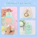 2 x 1 pc Sitting Acrylic Display Case for 15 cm Dolls- Hard Protective Portable Storage Box with Clear Cover Accessories for Sitting Figure