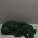 Chenille Throw Blanket for Couch with Tassels,50"X60" Soft Cozy Lightweight Knitted Boho Decorative Blankets for Bed and Sofa,Dark Green