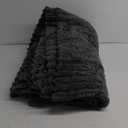 BEDELITE Fleece King Comforter Set -Super Soft & Warm Fluffy Grey Faux Fur Bedding, Luxury Fuzzy Heavy Bed Set for Winter, 110"x"90