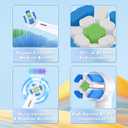 Replacement Toothbrush Heads Compatible with Oral-B iO 3/4/5/6/7/8/9/10 Series Ultimate Clean Electric Toothbrush,for Oral-B iO Electric Toothbrush,12 Pack (White, Medium)