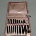 Froggod 4.53-inch (11.5cm) Interchangeable Circular Knitting Needles Set Aluminum US Sizes 2.5, 4, 5, 6, 7, 8, 9, 10, 11 with Interchangeable Knitting Needles and Cables, Accessories and Case, 9 Pairs