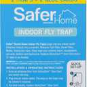 Safer Home Indoor Plug-in Fly Trap - SH502-2SR - Effective Fruit Fly Traps for Indoors, Gnat Traps for House Indoor, 800 Total Sq Ft Protection - 2 Devices + 2 Glue Cards