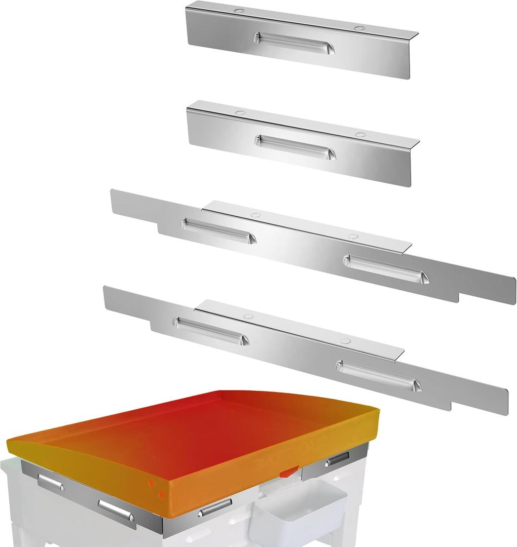 Upgraded Wind Guards for 22 inch Blackstone Griddle, Blackstone Griddle Accessories, Magnetic 430 Stainless Steel Wind Screens, Hold Heat, Protect Flame, Save Gas