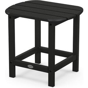POLYWOOD SBT18BL South Beach 18" Outdoor Side Table, Black