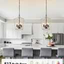 Farmhouse Chandelier, Industrial Lantern Dining Room Lighting Fixtures