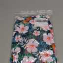 RAISEVERN Girls Swimsuit 3 Piece Bathing Suits Cute Quick Dry Bikini Tankini Sets with Cover Ups Beach Skirt, Size:11 - 12 (Pink Blue)