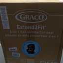 Graco Extend2Fit Convertible Car Seat, Rear and Forward Facing Car Seat with Adjustable Extension Panel for Extra Legroom, Great Gift for Baby Shower or Baby Registry, Gotham