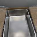 Stainless Steel Litter Box 2 Pack, 23.6" X 15.7" X 6" Steel Litter Box XL No Smell, Extra Large Metal Litterbox for Big Cat, Multiple Cats, Non Stick, Easy Cleaning