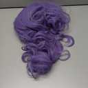 LABEAUT Max Beauty Adult Women's Fairy Godmother Purple Wig for Cosplay Synthetic Wig Halloween Costume Party Hair + Cap