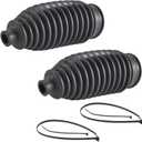 2pcs Steering Rack and Pinion Tie Rod Boots for Hyundai Elantra Tiburon Kia Spectra Lexus ES300 Suzuki Vitara Toyota Avalon Camry Highlander SIenna T100 Tacoma 1996-2009