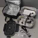 Vingud Electric Lunch Box for Adults, Heated Lunch Box for Men Women with Dual 1.5L SS Containers, Portable 80W Food Warmer for Car/Truck, Lonchera Elctrica Porttil Christmas White Elephant Gifts (Velvet+Blue)