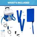 Polar Products Active Ice® 3.0 Large Universal Rectangular Pad Cold Therapy System with Programmable Digital Timer,16 Quart Cooler, Quiet Pump, Strong Cryotherapy Pain Relief Treatment