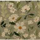 Artoid Mode Daisy Flowers Spring Doormat, Home Decor Door Mat Low-Profile Switch Rug Floor Mat for Indoor Outdoor 17x29 Inch