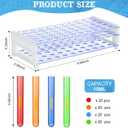 FoldTier 80 Pcs Neon Plastic Test Tube Shots, 16 x 125 mm (12 ml) Assorted Colors Shot Tubes for Liquor Candy Cocktail Storage Container for Birthday Bar Wedding Halloween Party Favors Supplies