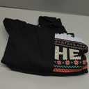 Spoiler Alert He Dies Jesus Nativity Scene Ugly Christmas Sweatshirt S, Black