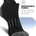 Ankle Socks Womens Athletic Running Comfort Cushioned 3/5/6Pairs (M)