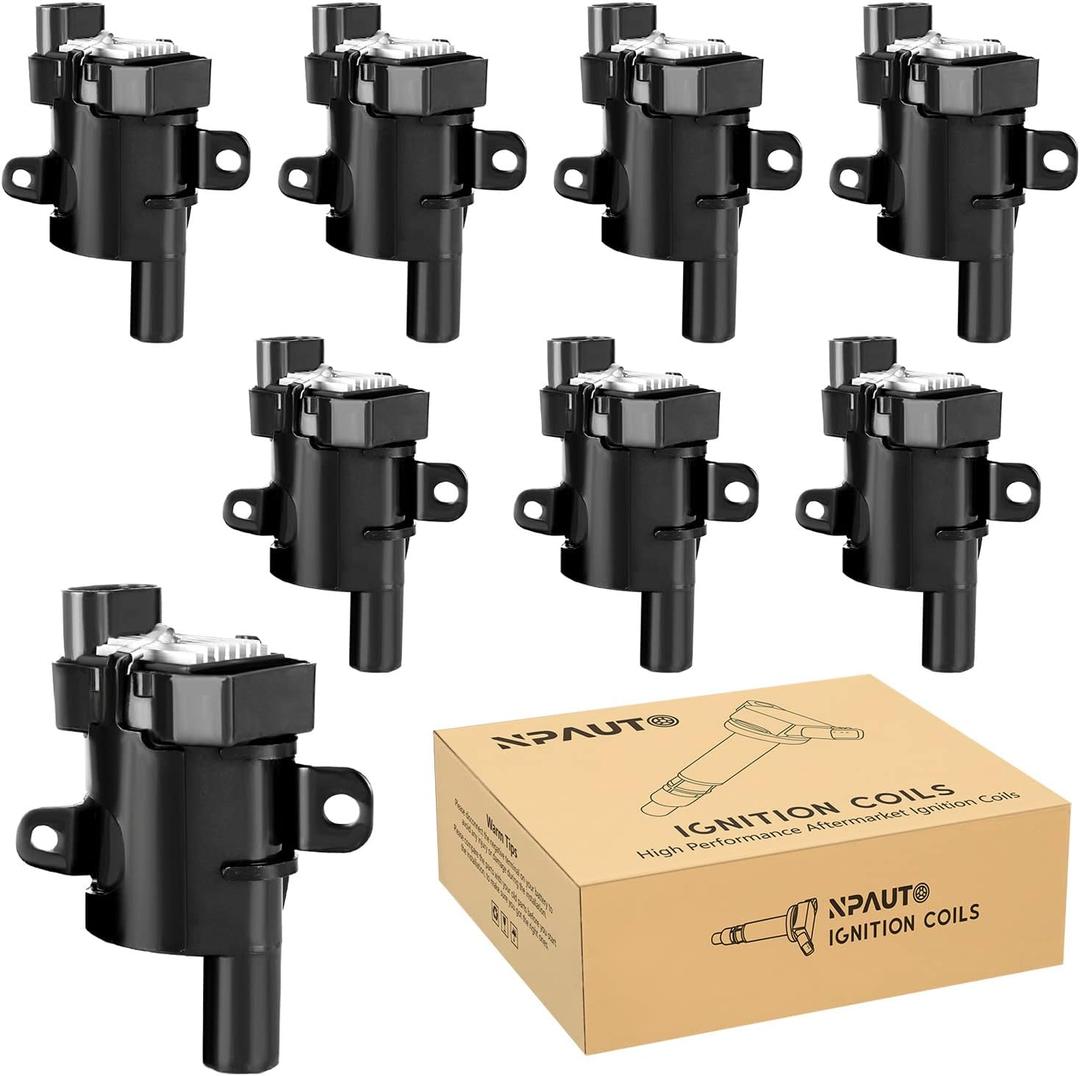Round Ignition Coil Pack Compatible with V8 4.8 5.3 6.0 Chevy Silverado 1500 2500 Tahoe Suburban Express Avalanche GMC Sierra Yukon XL Savana Escalade, 2001 2002 2003 2004 2005 2006, D585 C1251 UF262 Round Ignition Coil Pack Compatible with V8 4.8 5.3 6.0 Chevy Silverado 1500 2500 Tahoe Suburban Express Avalanche GMC Sierra Yukon XL Savana Escalade, 2001 2002 2003 2004 2005 2006, D585 C1251 UF262