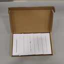 JINMURY White Wedding Table Numbers 1-15 with Stands, 5"x7" White Acrylic Table Numbers, Perfect for Wedding Reception, Party, Anniversary, Event (White Sign Black Font)