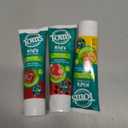 Tom's of Maine Anticavity Kids Natural Toothpaste Variety Pack, Strawberry, Orange Mango, Watermelon Flavors, Kids Toothpaste with Fluoride, Safe for Ages 2 and Up, 5.1 oz (Pack of 3)