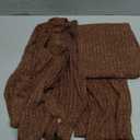 ANRABESS Women's 2 Piece Lounge Pajama Sets Ribbed Long Sleeve Button Top Matching Pants Sleepwear PJ Set 2025 Fall Outfits S