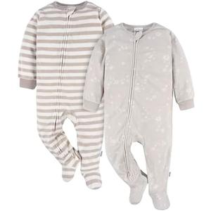Gerber Baby Flame Resistant Fleece Footed Pajamas 2-pack 5T