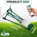 Qualirey 4 Pcs Outdoor Gopher Trap Easy Set Mole Trap Weather Resistant Gopher Killer Vole Killer for Lawn Garden Farm (Green)