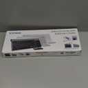 Wireless Keyboard and Mouse Ultra Slim Combo, TopMate 2.4G Silent Compact USB 2400DPI Mouse and Scissor Switch Keyboard Set with Cover, Batteries Included, for PC/Laptop/Windows/Mac - White