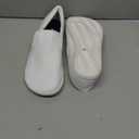 WHITIN Fashion Women's Wide Toe Box Barefoot Sneakers Slip on Vegan Minimalist Zero Drop Sole Shoes, Size 9, 9W Width Minimus Comfy White 