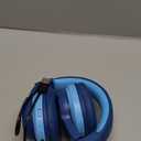 iClever BTH12 Kids Bluetooth Headphones, Colorful LED Lights Kids Headphones Wireless,74/85dBA Safe Volume,85H Playtime, Fast Charging, Bluetooth 5.2,Over Ear, Built-in Mic for iPad/Tablet/Airplane, Blue