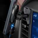 Car Vent Wireless Charger Magnetic Phone Mount Compatible with 2021-2025 Ford F-150, 2023-2025 Super Duty F250/F350/F450, Metal Phone Holder Cradles Bracket Stand for All Smartphones (No Socket Arm)