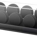 Acrylic Hockey Puck Display Case Clear Holder Holds 7 Pucks Hockey Puck Stand Showcase for Autographed Memorabilia