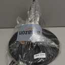 AOJEZOR Side Table: End Table for Any Room - Small Side Tables for Small Spaces All Matte Black with 3 Legged (13''Dia x 19.8''H)