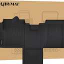 MJBYMAT Floor Mats for 2018-2024 2025 Dodge Ram Promaster 1500/2500/3500, TPE All Weather Protection Front Row Van Floor Liners Accessories,Black
